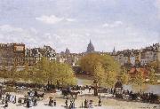 Edouard Manet Quai du Louvre painting